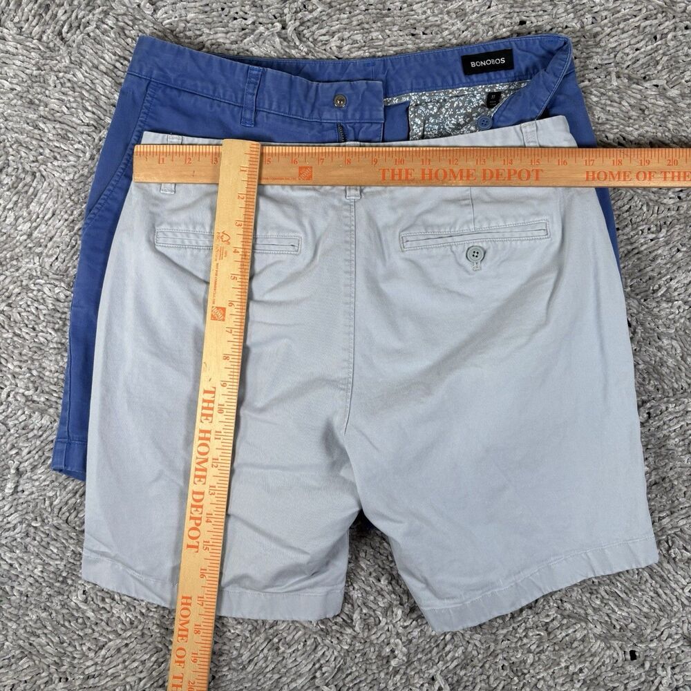 Bonobos Chino Shorts Lot of Two Mens 33 Slim Fit 7'' Preppy Golf Business Summer - Picture 5 of 12